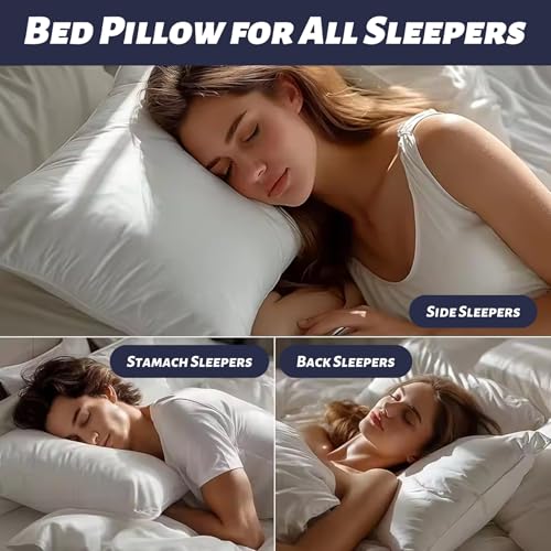 Set 2 Almohadas 48x86 cm de Fibra de poliéster miniatura 3