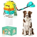Dog Toys for Aggressive Chewers Interactive Indestructible Puzzle Stimulating Chew Toy Suction Cup Tug of War Enrichment Rope Boredom Busy Self Play Food Teething Puppy Dispensing Squeaky Ball Dogs