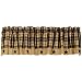 Black Farmhouse Star Valance