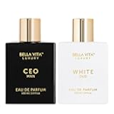 Bella Vita Luxury Trendsetter | 2x100ml Perfumes | CEO Man & White Oud | Perfume for Men & Women | Long Lasting Fragrance | Eau De Parfum