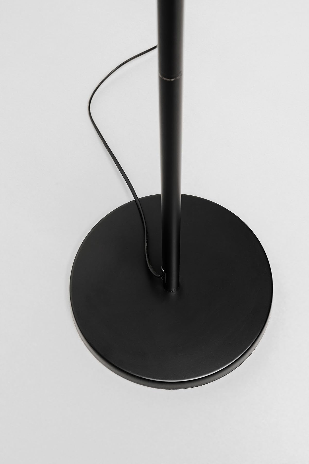 Kare Design Stehleuchte Smoke Goblet Ball, Schwarz/Grau, Stehlampe, Stahlgestell, Glas Schirm, Wohnzimmer, Schlafzimmer, Leuchtmittel nicht inklusive, 160x25x25 cm