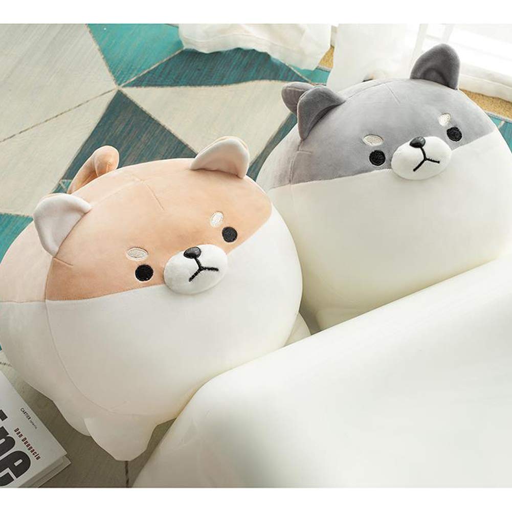 Nueva Llegada 35-75CM Lindo Corgi Y Perro Shiba Inu Juguet De Peluche Kawaii Husky Acostado Almohada De Peluche De Muñecas De Animal Suav Niños Bebé Regalo - AliExprs