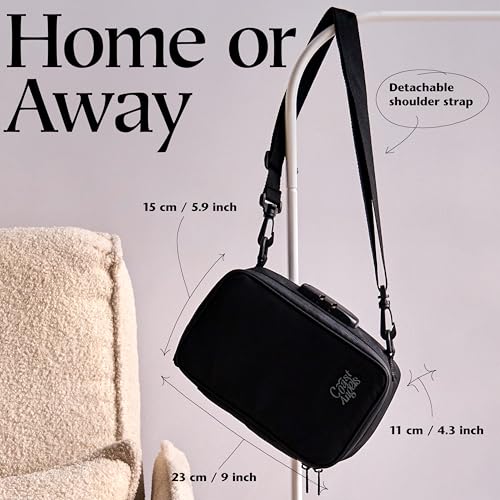 COAST ANGELS Geruchsdichte Tasche mit Schloss – Geruchsdichte Box und Abschließbare Tasche mit Zahlenschloss für Zuhause, Reisen und Geschenke