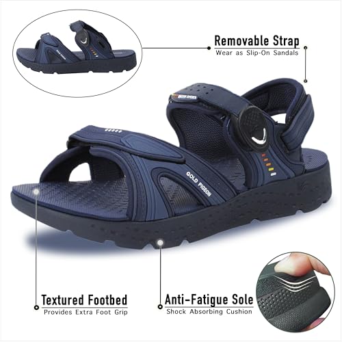 Gold Pigeon Shoes EVA Anti-Fatigue Thick Cushion Sandals Easy SNAP LOCK Closure3