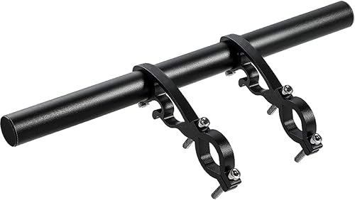 Miniatura 9 de XNX Extensión extensora de manillar doble de bicicleta de aleación de aluminio, accesorios de soporte de bicicleta súper largo, para soportes