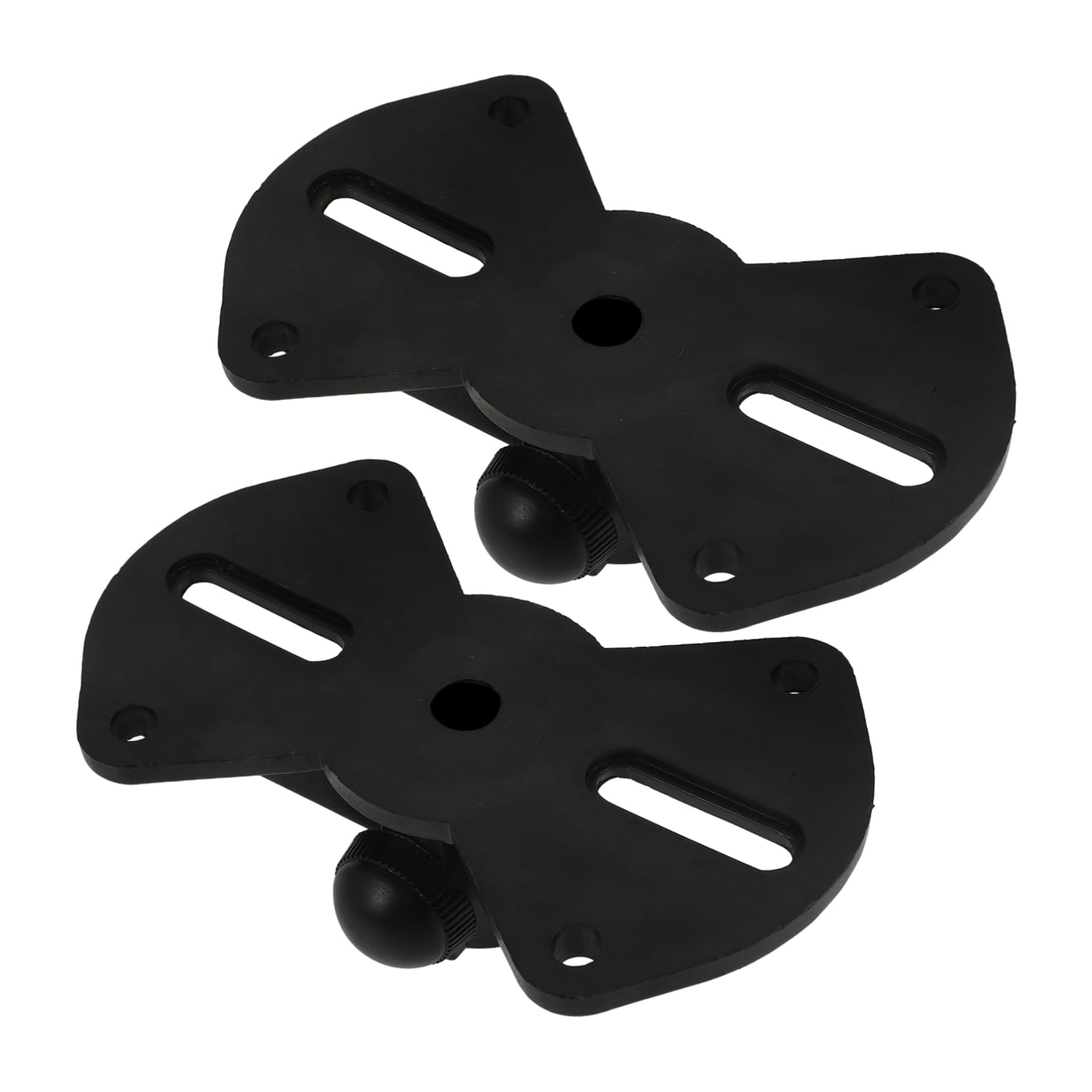 Milisten 2pcs Plastic Speaker Holder Tray Desk Speaker Stands Durable Elegant Easy to Install