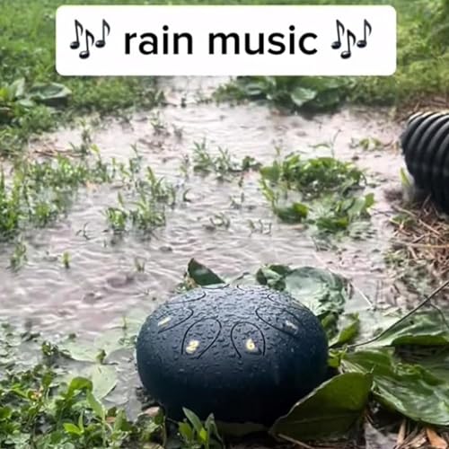 Tambor de Lluvia Steel Tongue Drum de 8 Notas 6 Pulgadas miniatura 4
