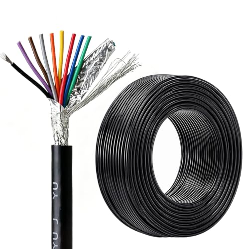 Cable blindado de 9 núcleos 26AWG en cobre estañado para control PLC