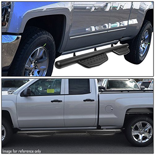 Estribos laterales de aluminio negro para Ford F-150 F-250 F-350 miniatura 5