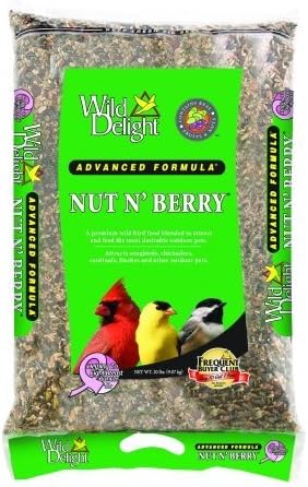 Wild Bird Food, Premium Nut 'N Berry, 20-Lbs.