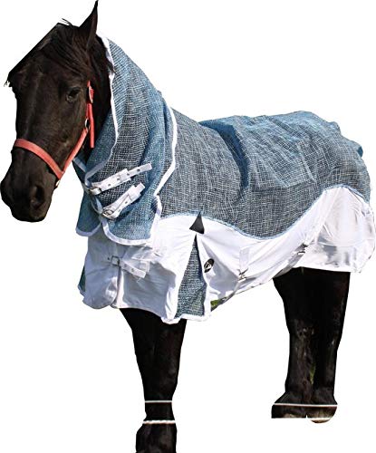 LuBa Horse Blankets Combo Fly sheet/rug with Neck PART 175 cm