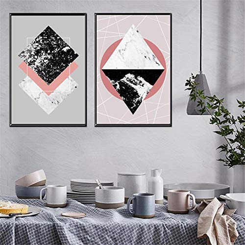 Affiche et impressions pour cuisine et salon décor géométrique moderne