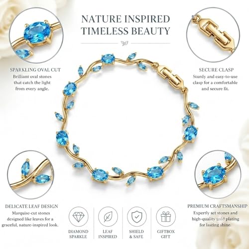 Image of Aurie Tulip Bracelet for Women & Girls | Anti Tarnish Stainless Steel Floral Bracelet |Party and Daily Wear Jewellery