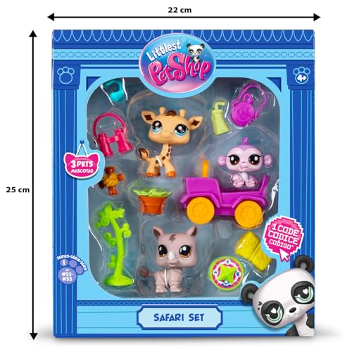 Lot Littlest Pet Shop Pack Safari et un Single Pet offert - vue 6