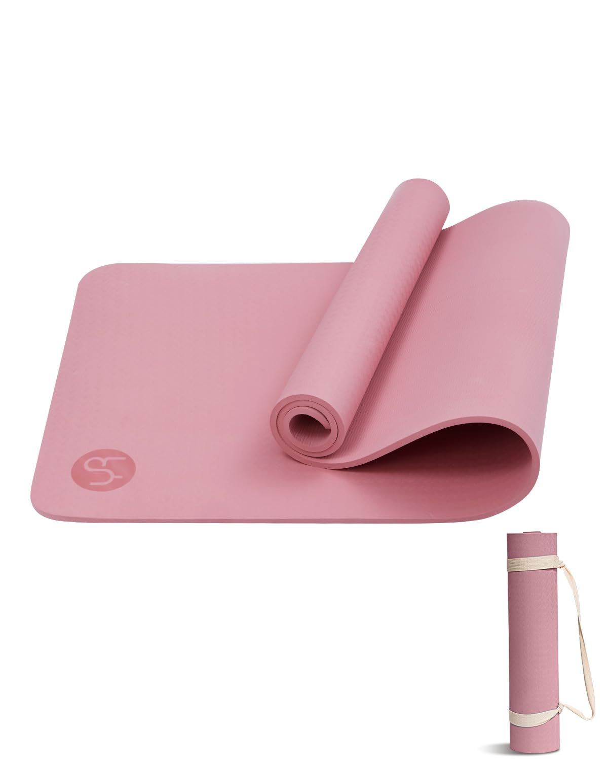 YR Yoga Mat Non Slip Home Gym Workout Mat 10MM Thick Exercise Mats for Women Men Yoga Pilates Fitness Floor Training Mat ?72" x 26"?