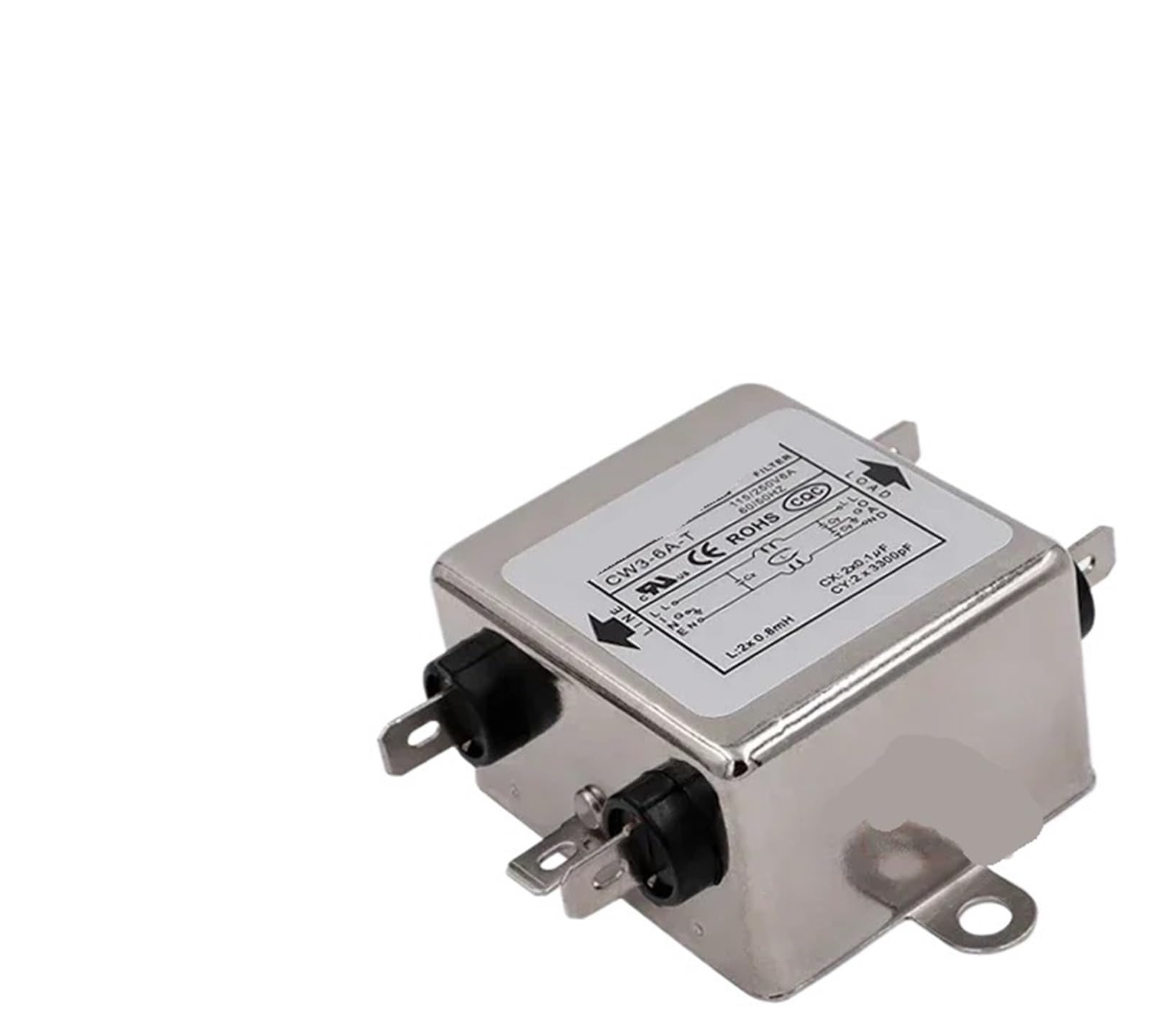 1pc CW3 L2 alimentation EMI 20 filtres 10A interférence 6 monophasé AC(4)