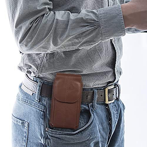 Étui de téléphone antichoc en cuir avec clip ceinture pour protéger votre Samsung S23 ou iPhone 12
