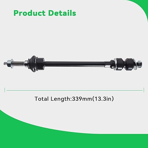 Miniatura 2 de AUQDD 2 unidades K7422 (para modelos 4WD) barra estabilizadora delantera enlace compatible con 2005 2004 2003 2002 Do-dge Ram 1500