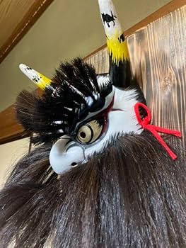 Amazon.co.jp: 神楽面 飾り面 男面 No.26 鬼 : スポーツ＆アウトドア