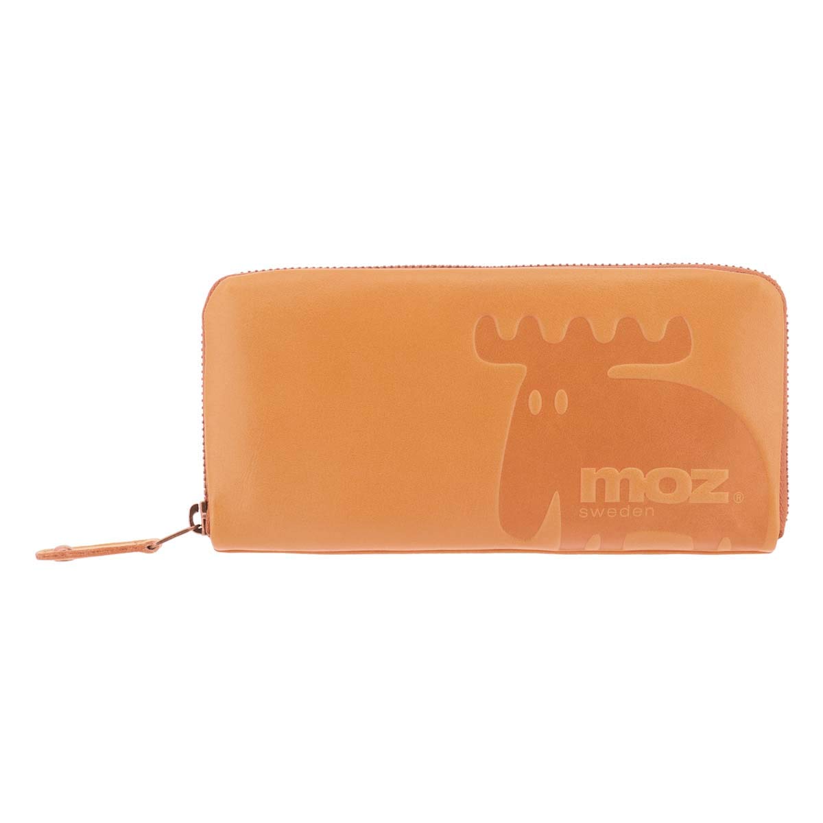 【新品・未使用】　moz モズ　長札入れ　86001　キャメル ラウンドファスナー長財布