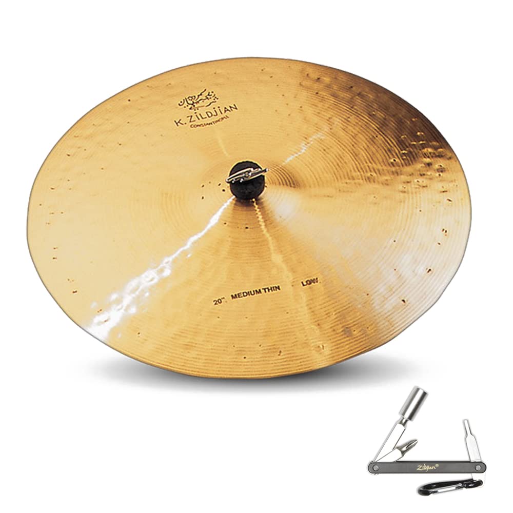 Avedis Zildjian K1113 20' K Constantinople Ride Low Cast Bronze Cymbal Dark Sound With ZKEY