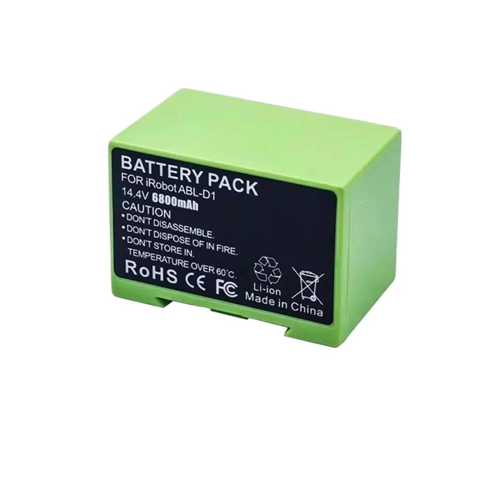 LTDXLNBWQ Compatible With Roomba I7 Rechargeable Battery 14.4V 6800mAh, Compatible With I3 I4 I5 I6 I7 I8 J7 E5 Series Vacuum Cleaner Replacement Battery(12800mAh)