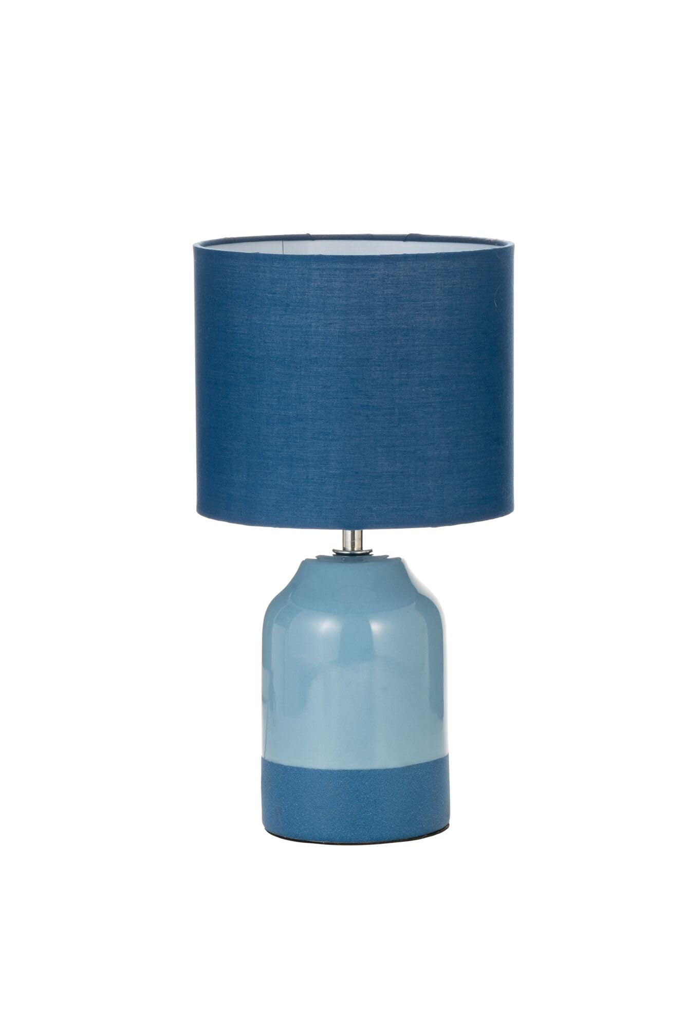 Paulmann Pauleen 48324 Table luminaire Sandy Glow E14 max. 20W Cream, Blue Fabric, Ceramic