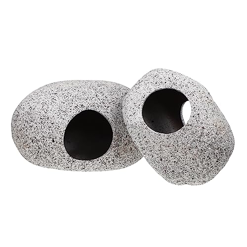 JOINPAYA 2個 水槽用装飾用 紫砂陶製の リンプケーブ して 水族 の景 る 水槽