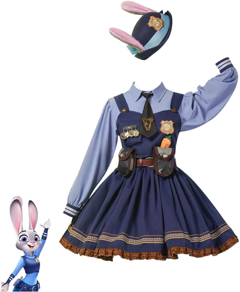 大人用 ズートピア ジュディ コスプレ 仮装 ジュディ コスプレセット 大人用 ズートピア ジュディ コスプレ 仮装 ジュディ コスプレセット