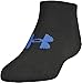 Under Armour Women's Au Essential No-show Socks (Pack 6), Black, Medium