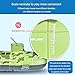 Lllunimon RC Boat Remote Control Seawolf Submarine Simulation Model Diving Racing Ship Gift for Adults & Kids,Blue 40mhz