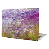 Macbook Air 13 Inch Case,YMIX Hard PC Protective Case Smooth Rubberized Cover for (Model A1466 & A1369) Apple MacBook Air 13.3 Inch (Purple Flower Sea)