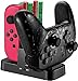 Produktbild TPFOON Ladestation für Nintendo Switch Joy-Con und Switch Pro Controller, Aktualisiert Switch Joy Con Ladegerät mit LED-Anzeige