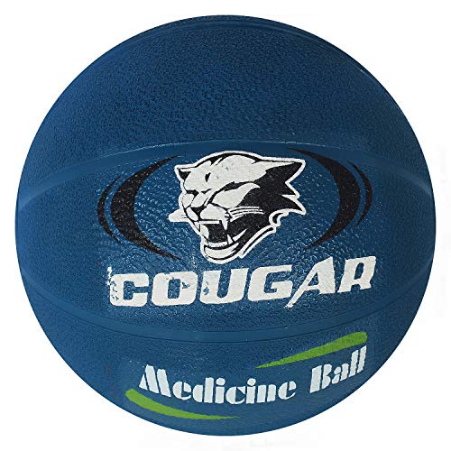 Image of COUGAR High Grip Rubber Moulded Medicine Ball for Crossfit, Exercise & Fitness, Strength & Conditioning Exercises Without Handle, (8 KG)