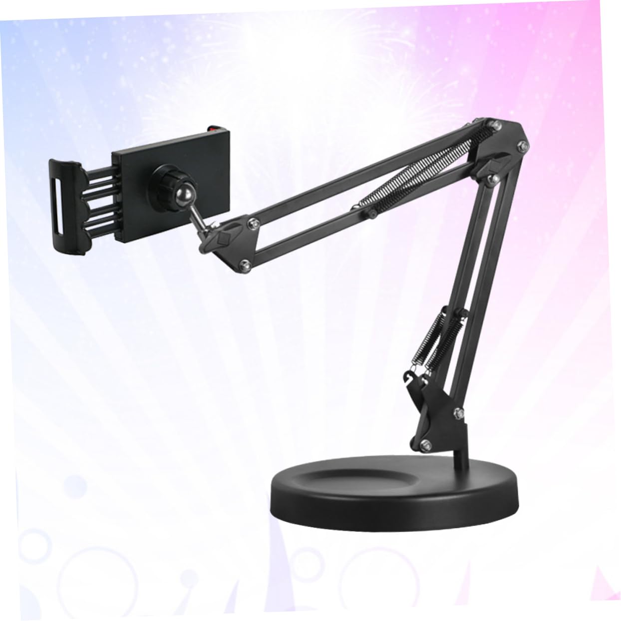 CHILDWEET Supporto per Cellulare con Braccio di Sospensione lungo Flessibile Base in Metallo e Supporto Clip Gradi per Uso Auto Tavolo Letto e Scrivania