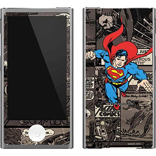 Skinit Decal MP3 Player Skin Compatible with iPod Nano (7th Gen&2012) - Officially Licensed Warner Bros Superman Mixed Media Design