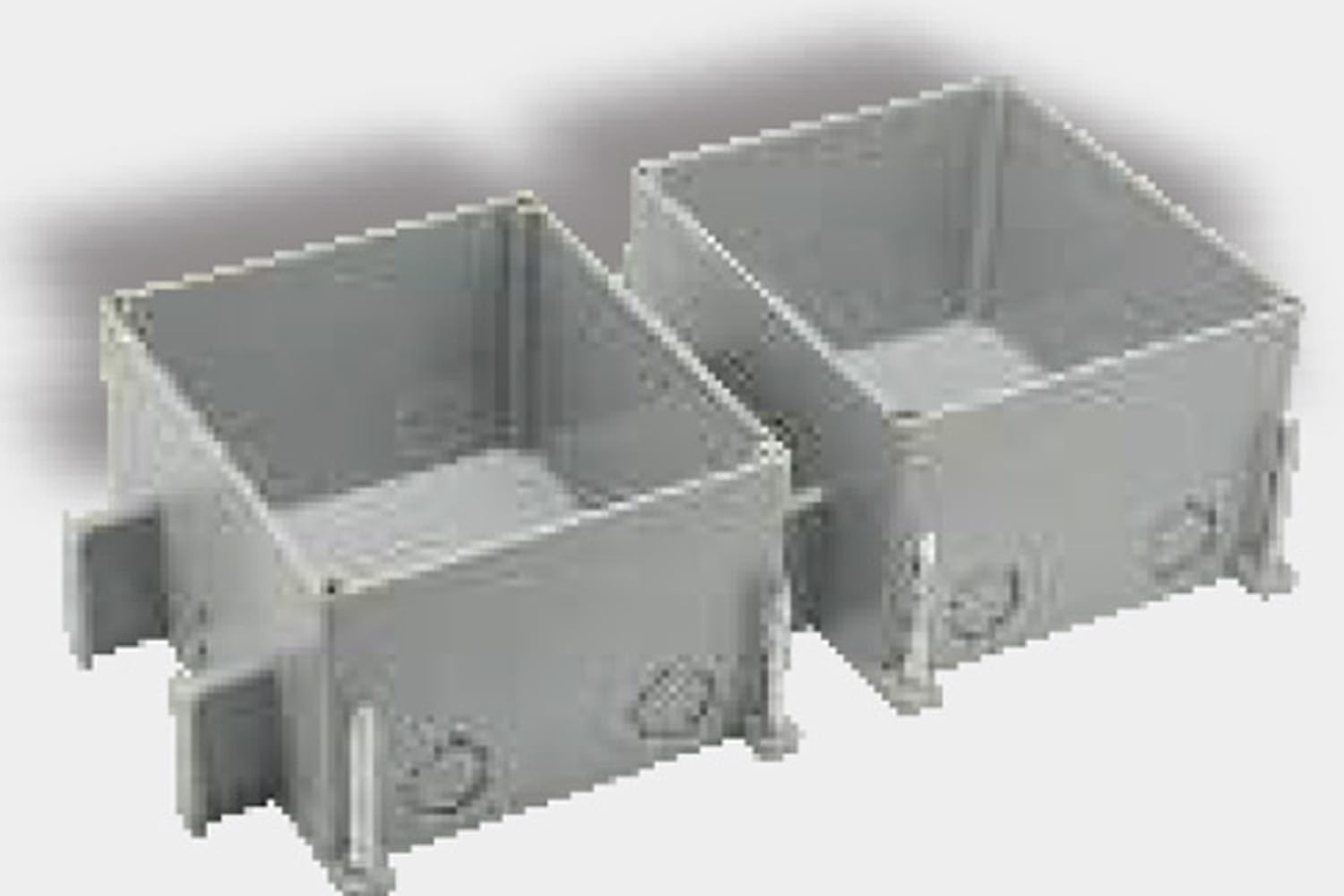 Bodeneinbausteckdose,1 Stecker und 1 USB-Anschluss eingebaut, mit Indikator-Design, quadratische Edelstahlplatte, IP65 Wasser- und staubdicht, IK10 Schlagfestigkeit