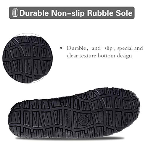 Image of shoeslocker Mens Slippers Microsuede Moccasin Memory Foam House Shoes
