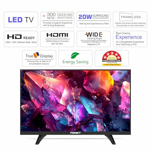 Image of Foxsky 80 cm (32 inches) HD Ready LED TV 32FSN (Black)