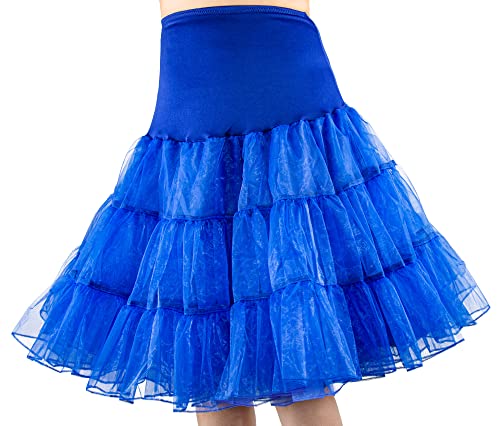 Image of 1950s Vintage Knee Length Crinoline Petticoats For Women Tulle skirts for under dresses 50s Clothing