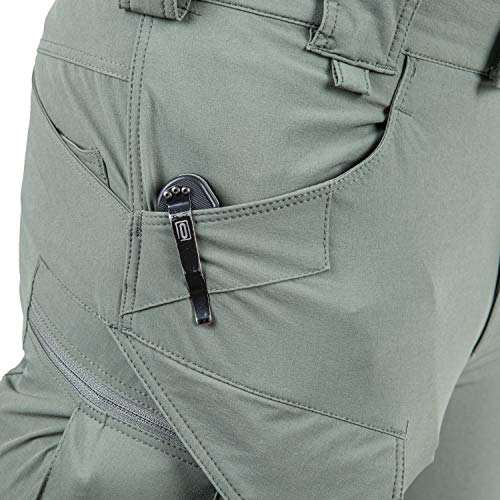 Helikon-Tex OTP Outdoor Tactical Pants - Water Resistant Ripstop Mens Cargo Pants - Outback Line - Lightweight, Hiking, Law Enforcement, Work Pants, Khaki Waist 40 Length 32