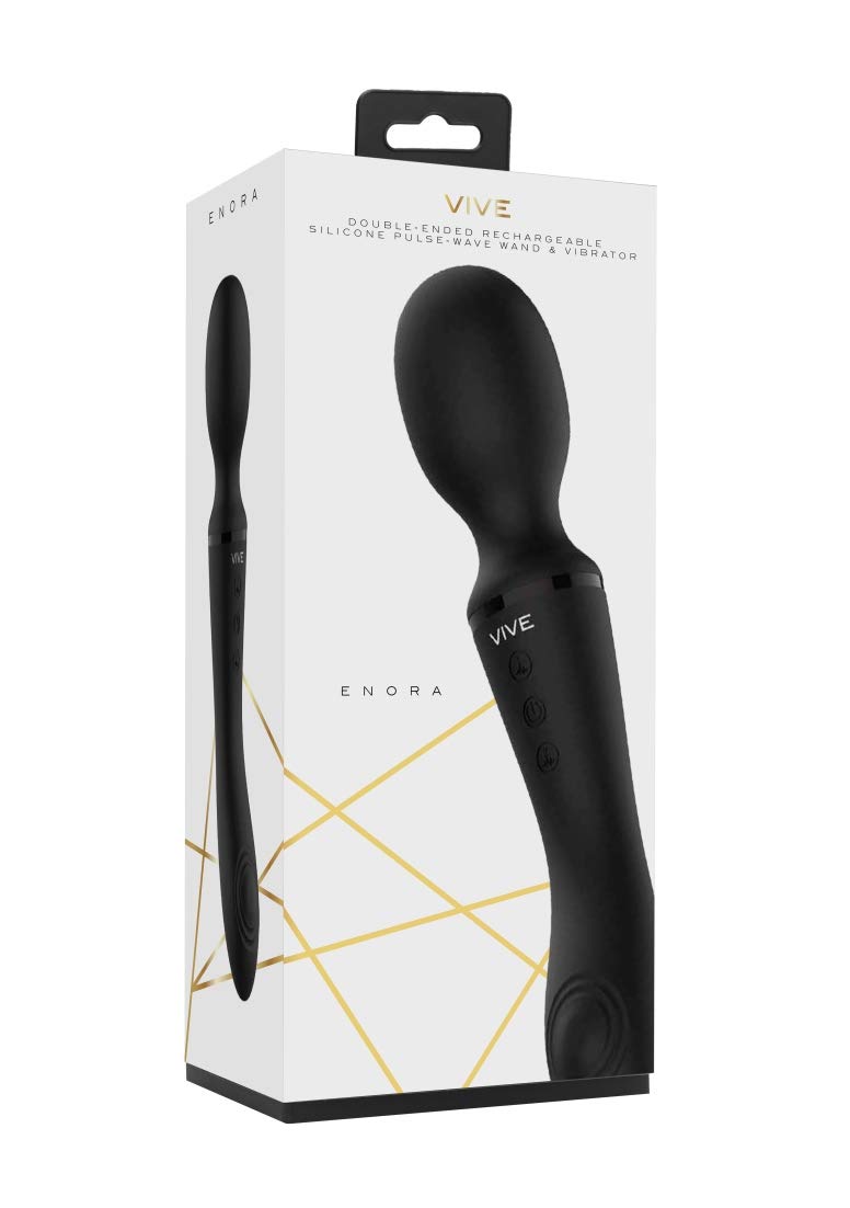 Shots VIVE - Enora Wand & Vibrator - Black