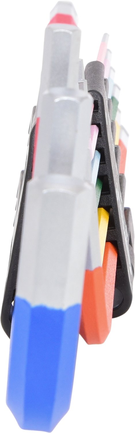 KS Tools 151.4325 Rotule Jeu de clé mâles six pans creux d'angle, 9 pièces