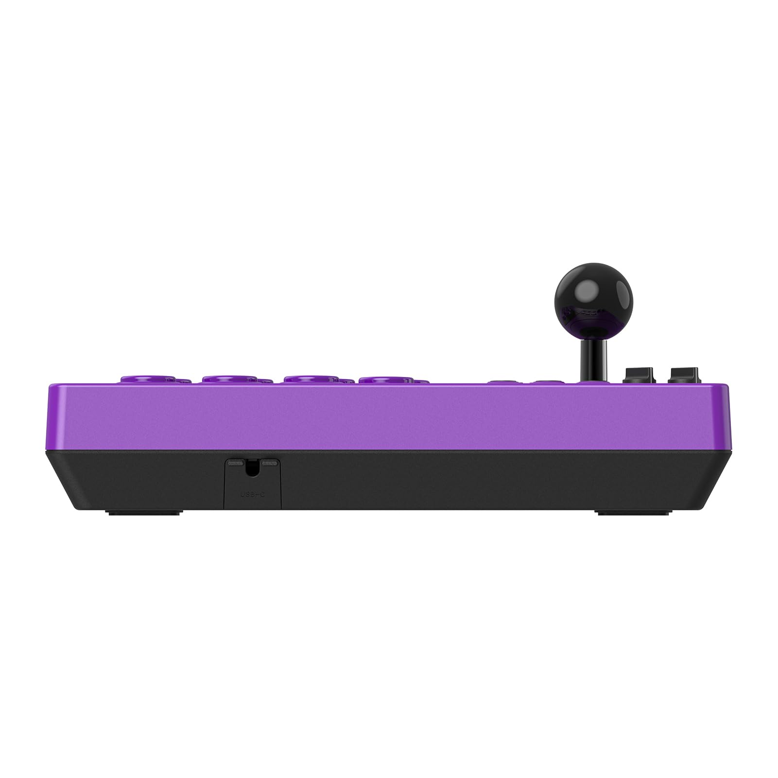 8Bitdo Arcade Stick for Switch/Switch 2 & Windows PC, Wireless Bluetooth, 2.4G Adapter & Wired USB-C Arcade Fight Stick, Dynamic Button Layout, Macro Buttons, Turbo Functionality - Purple