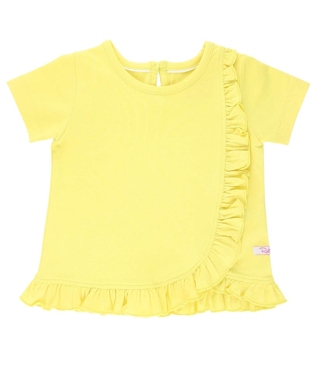 RuffleButts Baby/Toddler Girls Knit Ruffle Detail Top