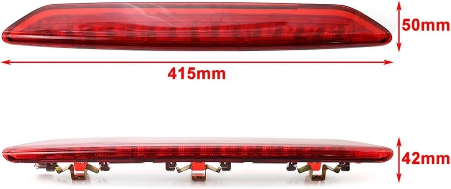 Troisième Feu Stop Arrière - Référence 7E0945097A - Pour Remplacement Direct - 12V, Matériau Robuste