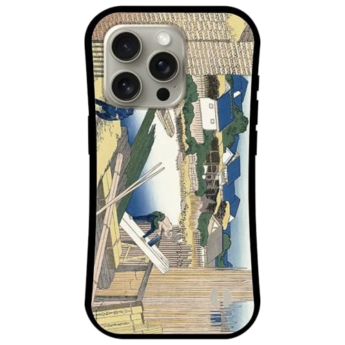 iPhone 17 Pro Max 用 ケース MagSafe 対応 カバー アクリル TPU Qi充電 吸着 磁石 マグネット 耐衝撃 バンパー ワイヤレス充電 マグセーフ アイフォン17プロマックス ifa059-l 日本画 名画 アート