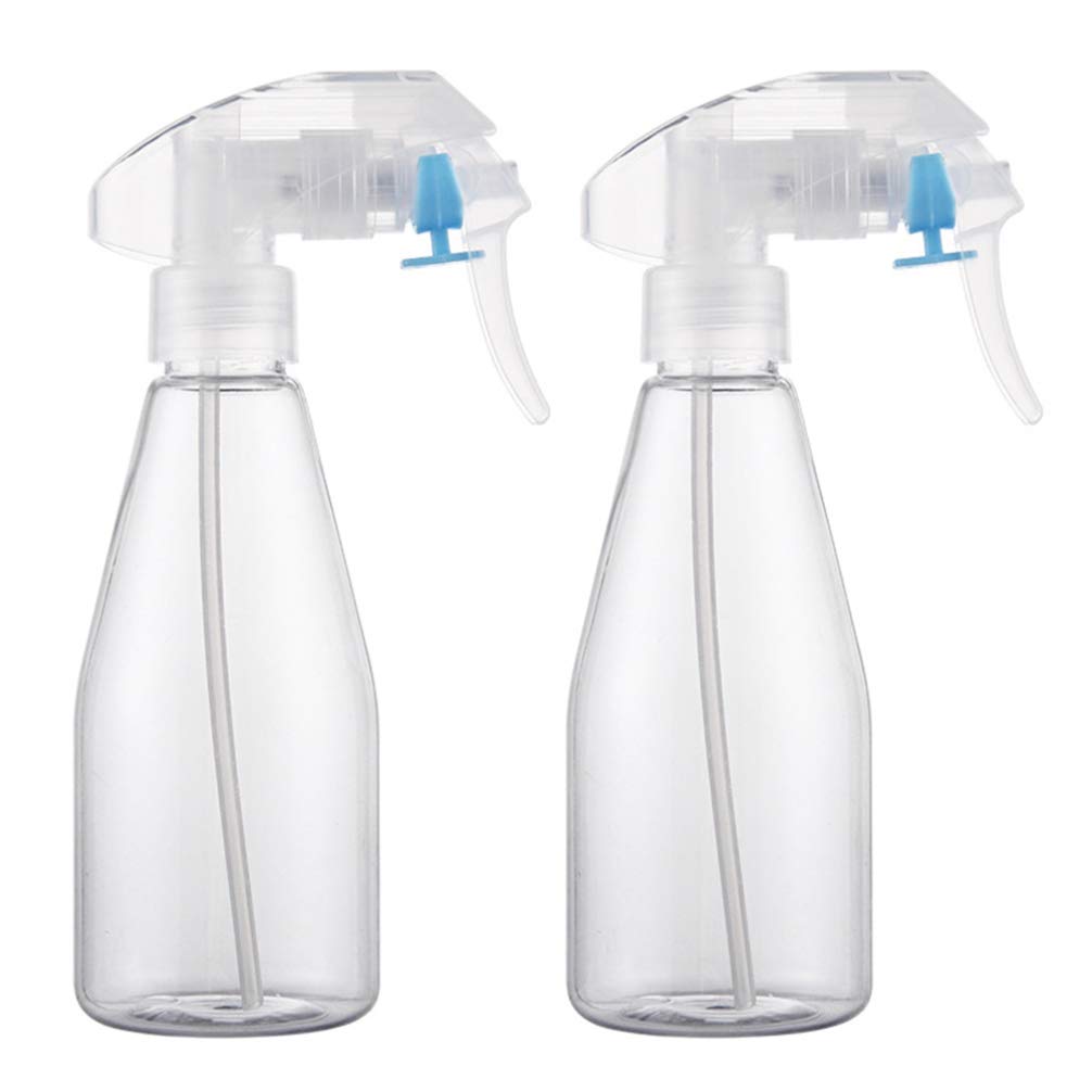 Minkissy 2x Leere Sprühflaschen – 200 Ml, PET, Für ätherische Öle, Haarspray & Reinigungsmittel