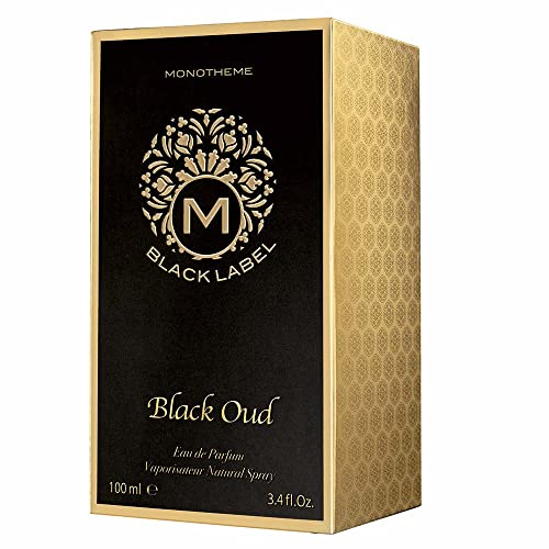 Image of Monotheme Black Oud EDP Perfume for Men & Women- Premium Luxury Long Lasting Fragrance Spray with top Notes of Amber & Woody Accords - Gift for Men & Women- 100 ml