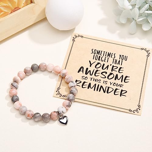 jewelrycard Sometimes You Forget Your Awesome Bracelets for Women, Best Friend Birthday Gifts for Women Friendship Bracelets, Teen Girl Gifts Trendy Stuff, Inspirational Jewelry for Women Girls3